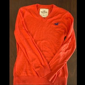 Orange Hollister Sweater XS
